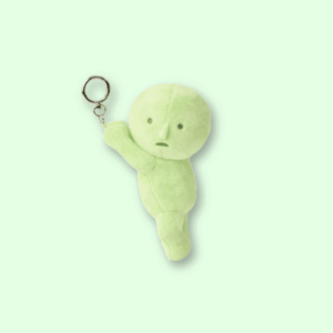 Smiski Plush Keychain Hanging On